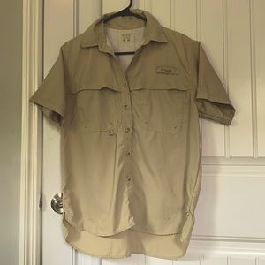 Columbia PFG Omni-Shade Short-Sleeve button-up